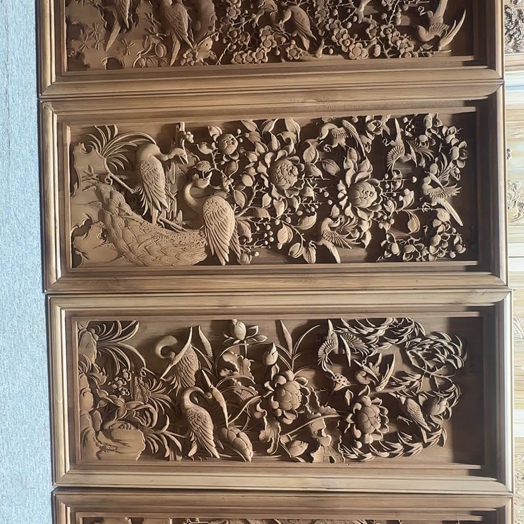 麻东阳仿古木雕装饰