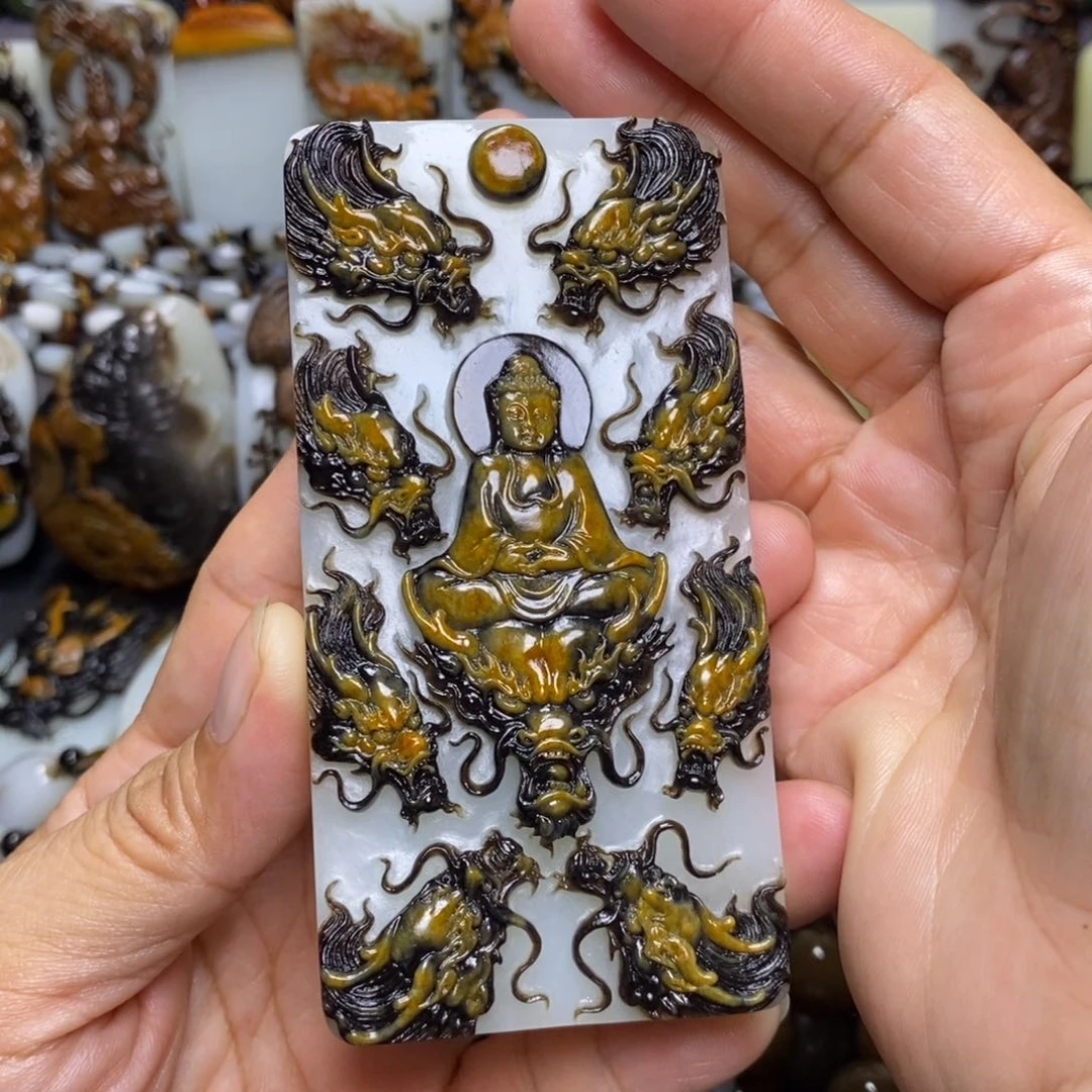 *****和田玉未镶嵌吊坠(不含链)