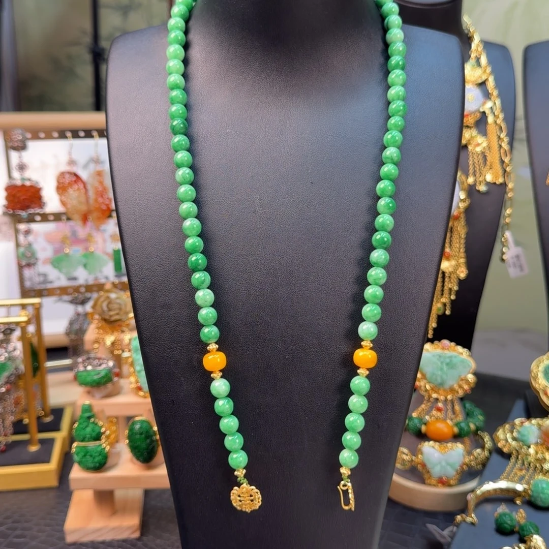 翡翠未镶嵌颈饰福利万能链8mm