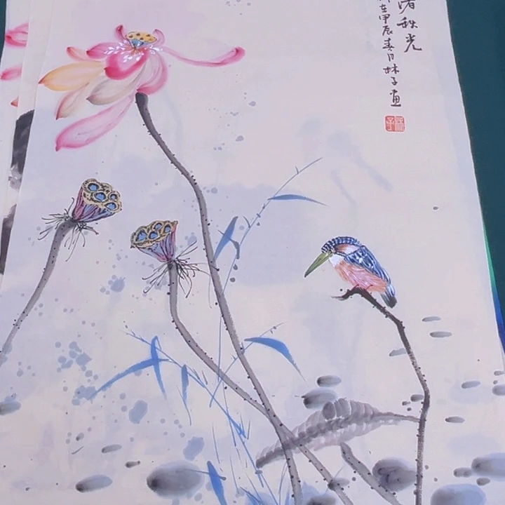 国画国画作品宣纸纯手绘