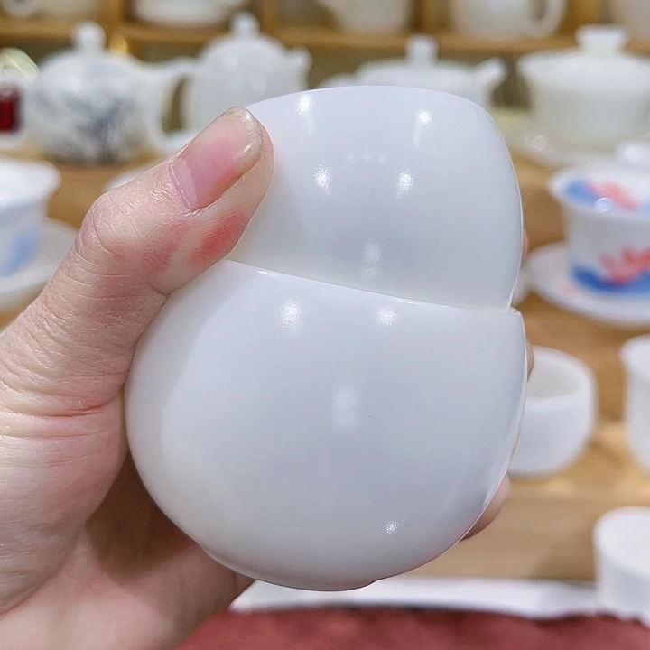 高冰素烧小龙蛋客杯60个100木*蝶