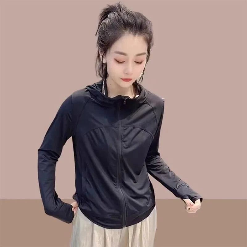 显瘦韩版透气设计感开衫宽松防晒服2025年夏新款长袖外套防晒衣女