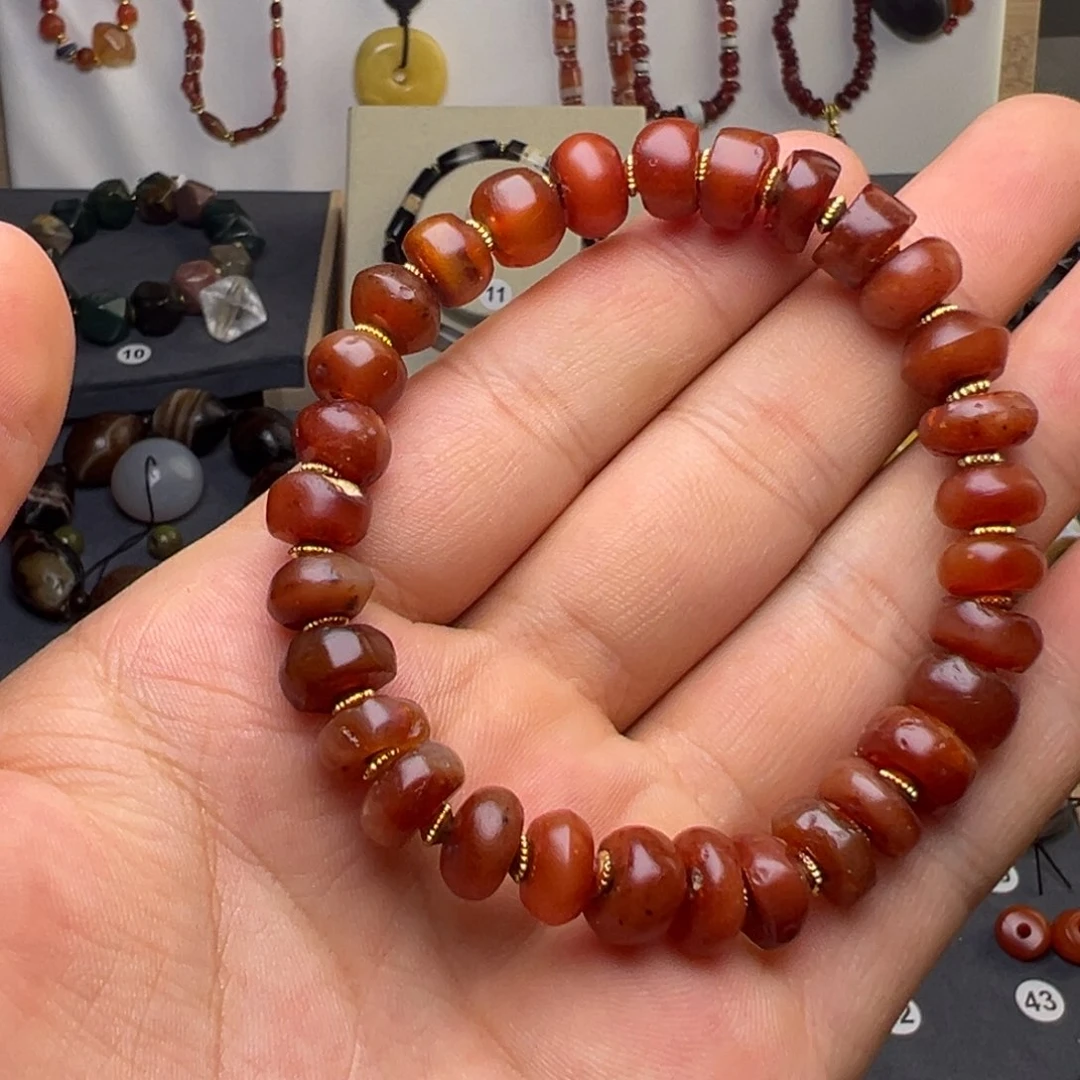 玛瑙/玉髓颈饰合金