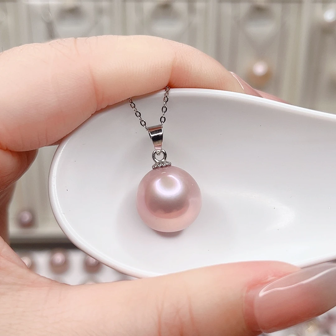 合金淡水珍珠吊坠(赠链)