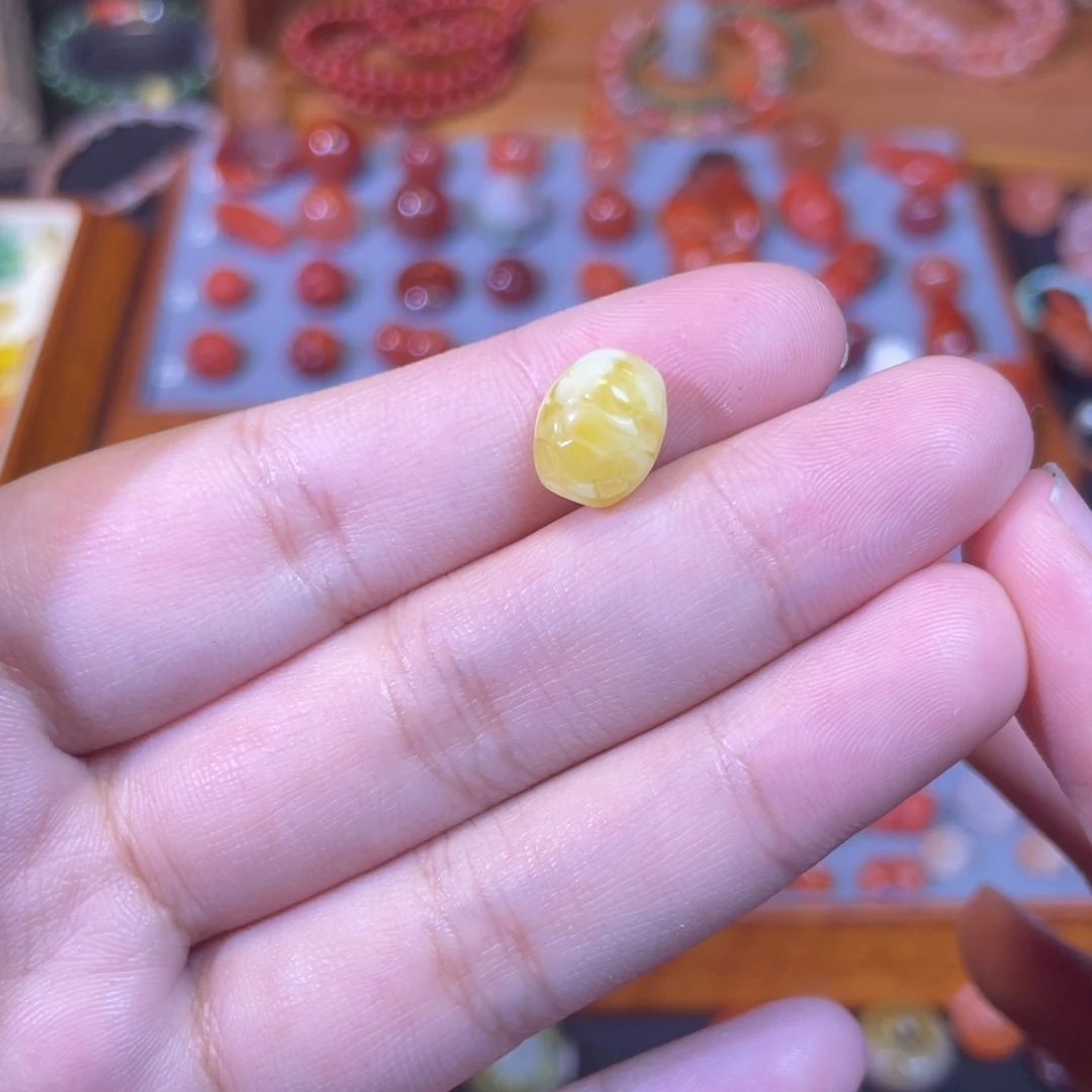 裸石蜜蜡未镶嵌龟甲卡9