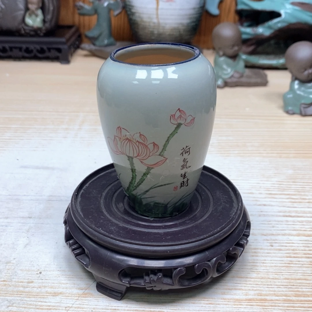 紫砂花盆陶瓷艺术花盆陶瓷
