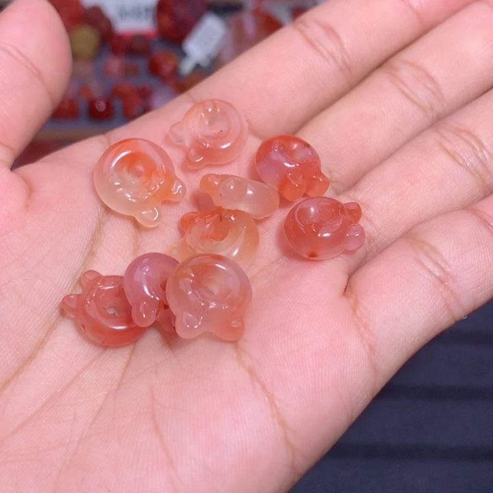 杜***呀南红玛瑙未镶嵌南红甜甜圈