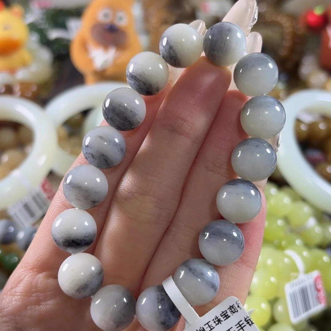 和田玉未镶嵌手链80