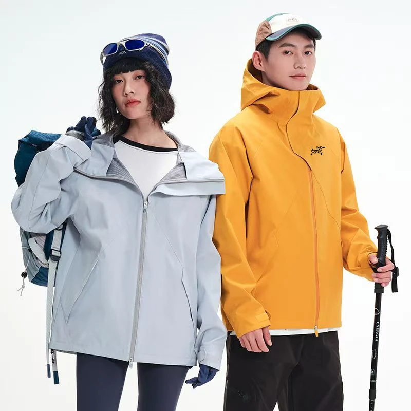 【海外撤正品清仓】轻奢硬壳男女同款单冲户外防风潮牌登山冲锋衣9