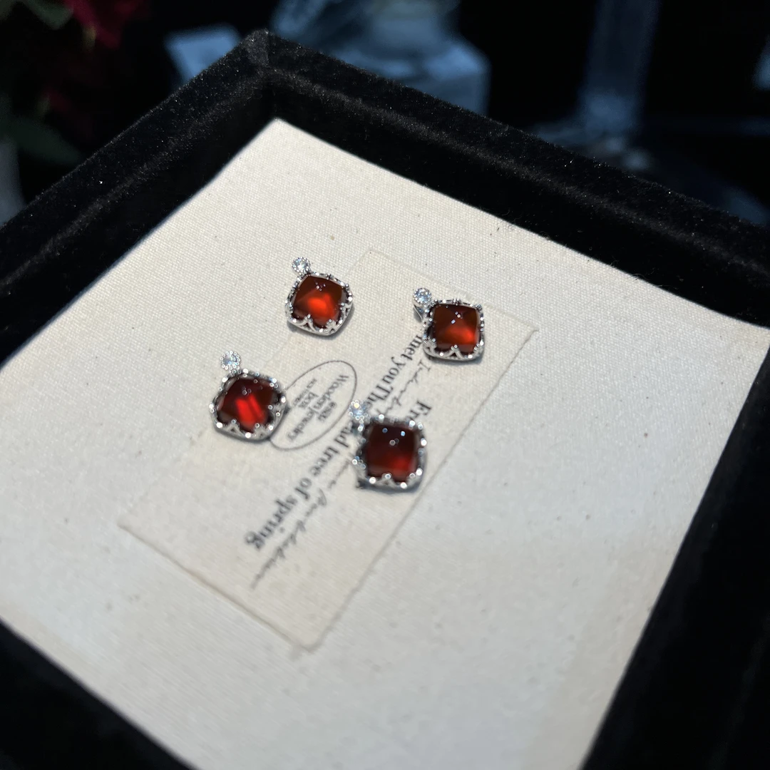 银吊坠 糖塔水晶吊坠