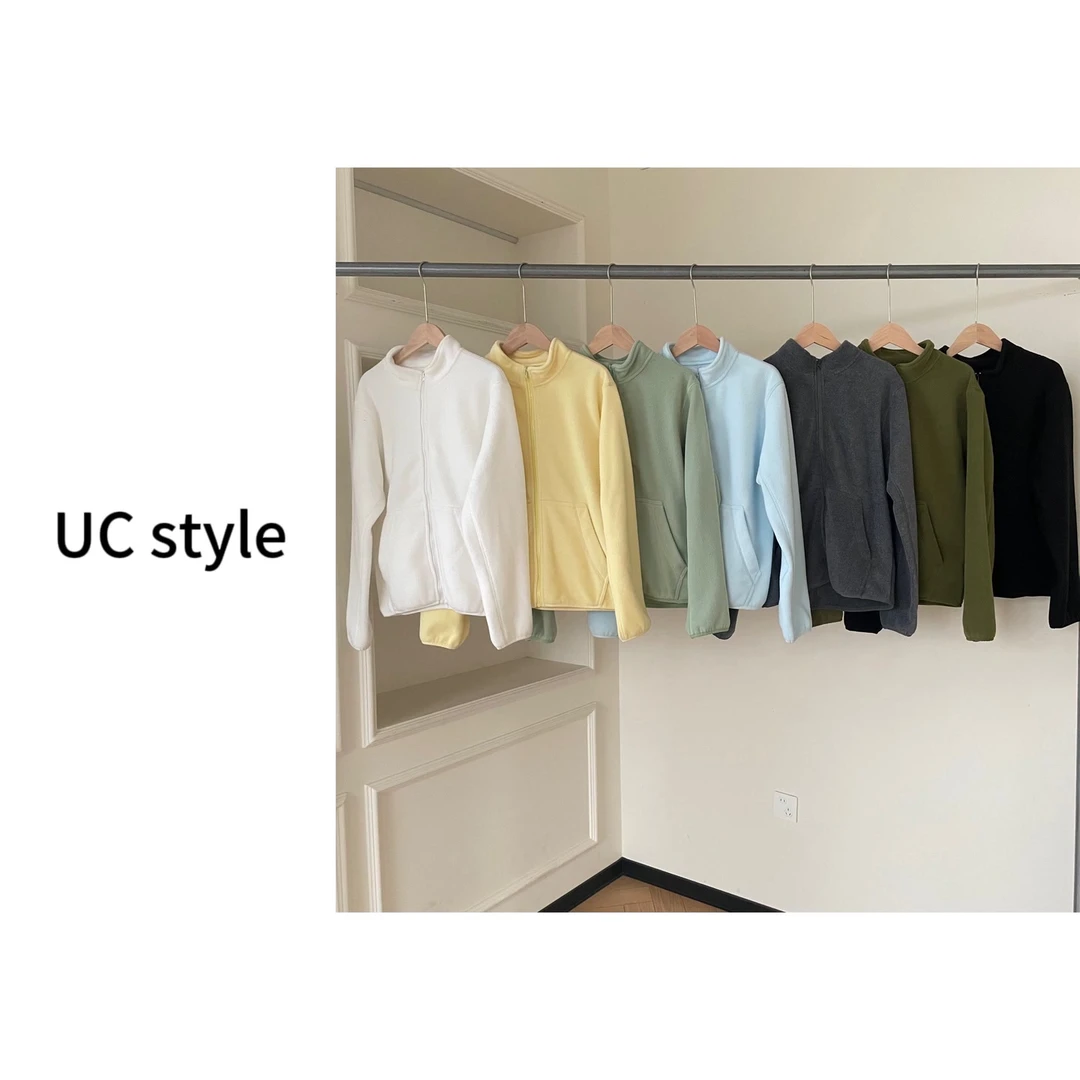 【UCSTYLE】A9140多巴胺摇粒绒外套 主播穿S码