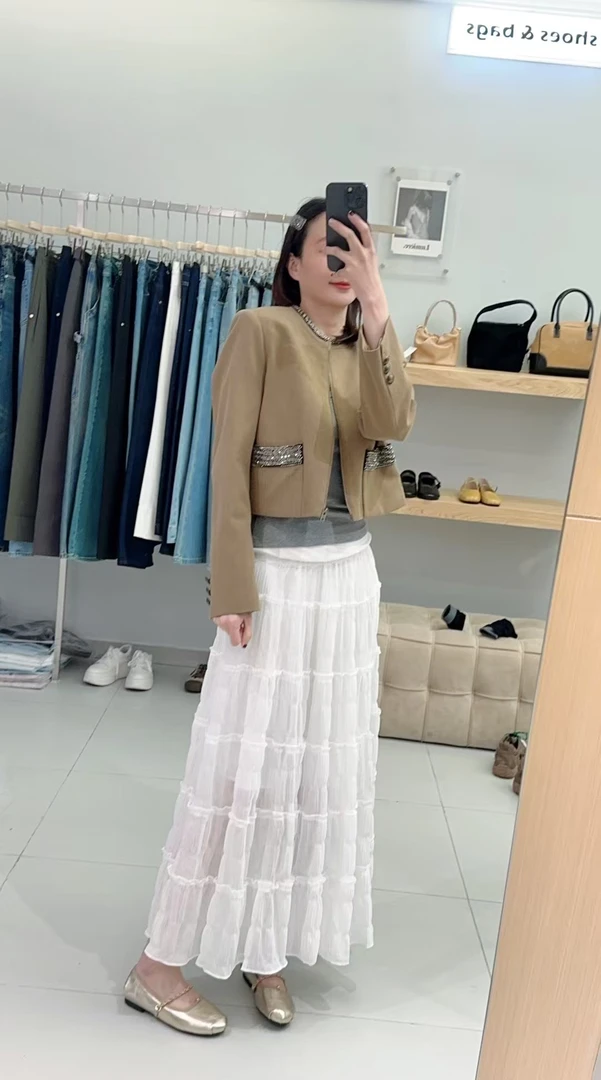 仙女长半裙百搭纱裙