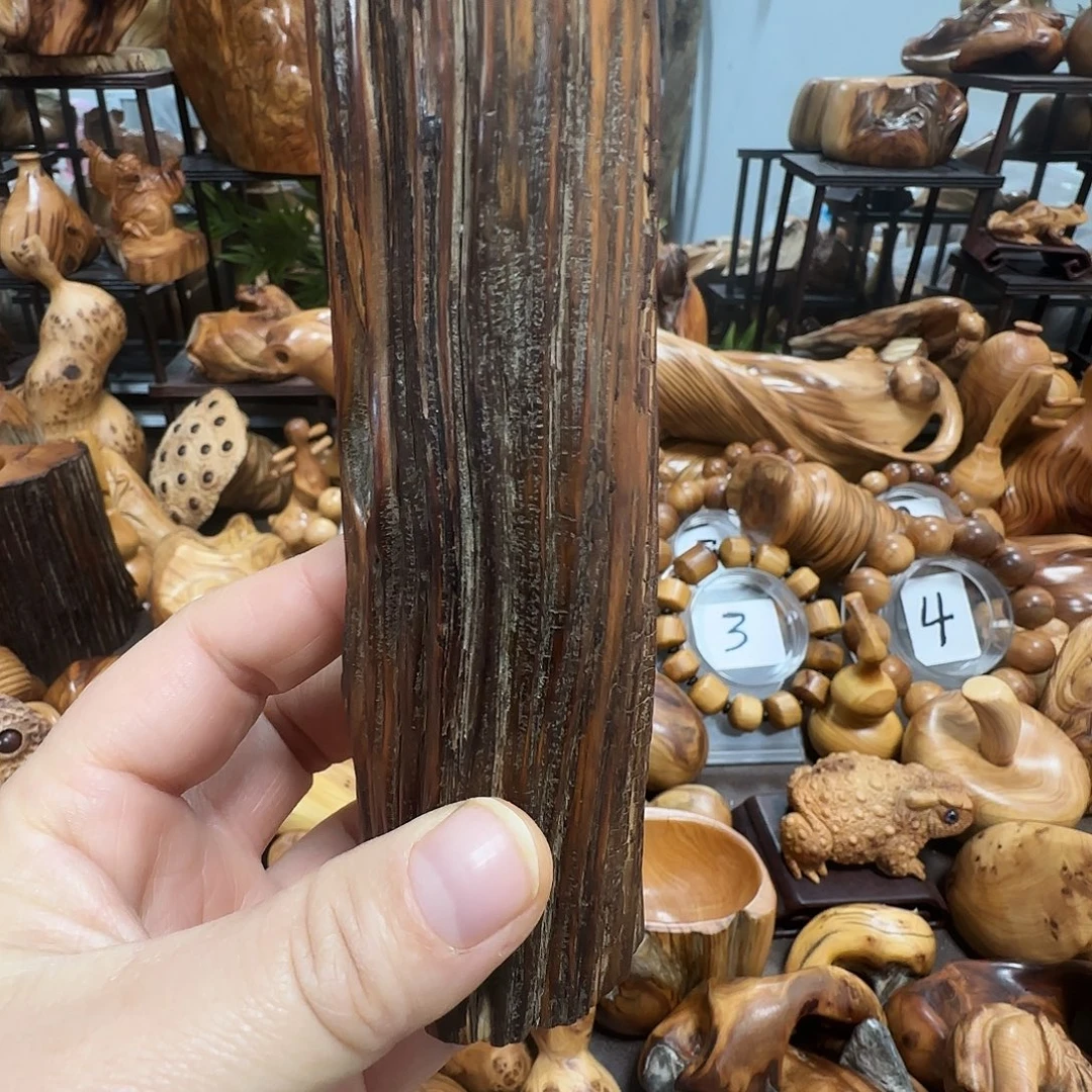 柏木（崖柏）太行崖柏陈化黑油原皮风水柱