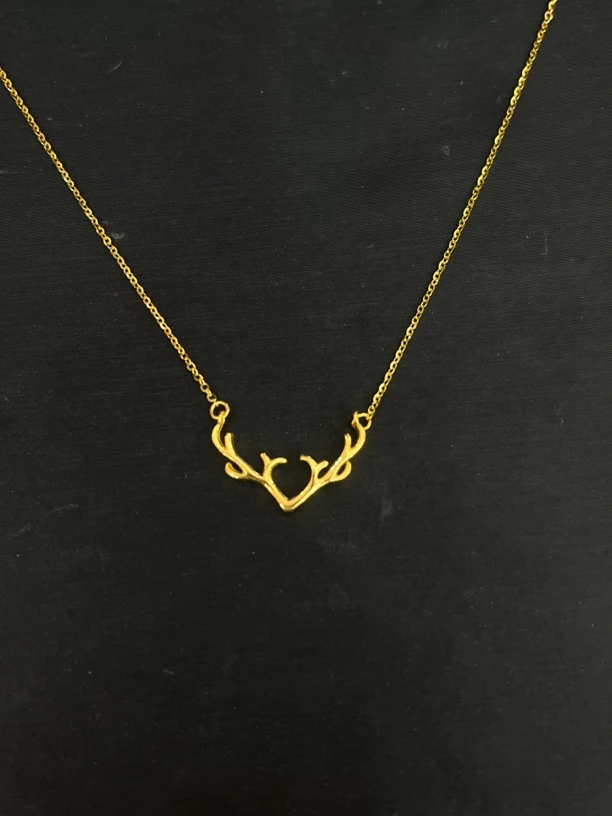 【金展珠宝】足金 一鹿有你套链
