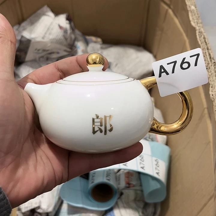 大***葱茶具默认微瑕瓷器、茶具、壶、摆件，介意勿拍