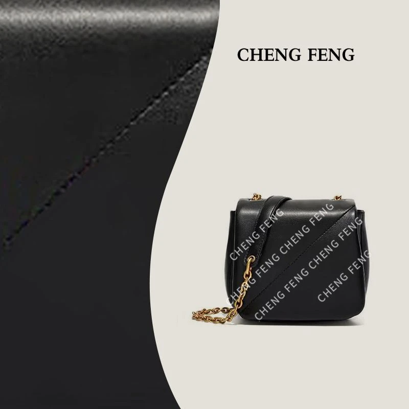 【CHENGFENG定制】 小牛皮大容量托特包黑色小包Z5081黑色