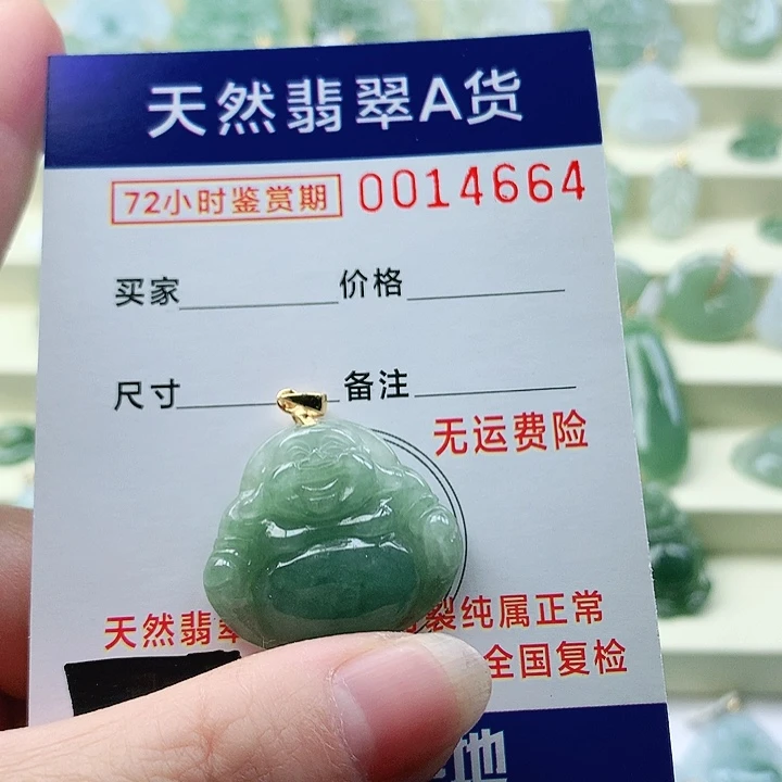 颈饰未镶嵌翡翠吊