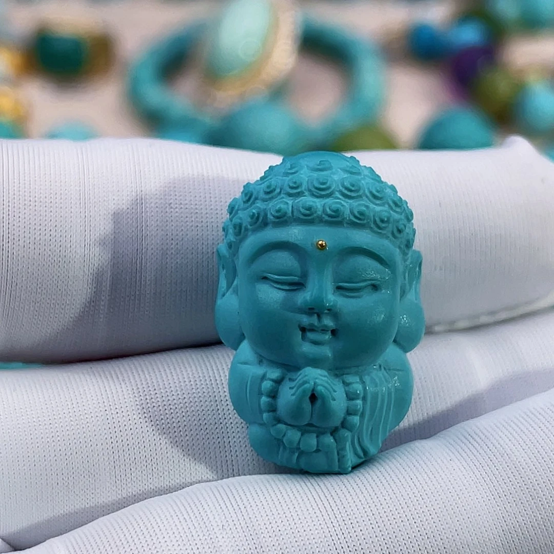 绿松石珠宝奇石未镶嵌