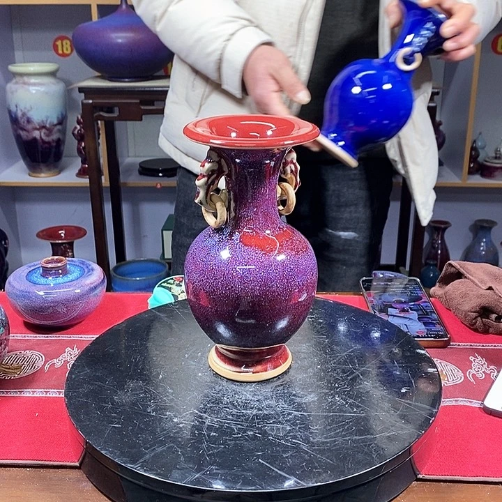 瓶中国神垕精品钧瓷