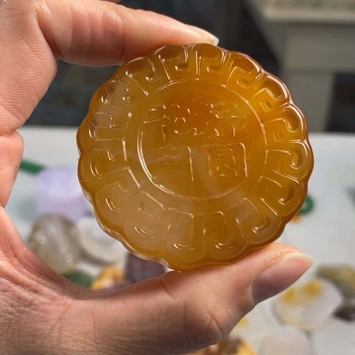 玛瑙/玉髓吊坠(不含链)未镶嵌