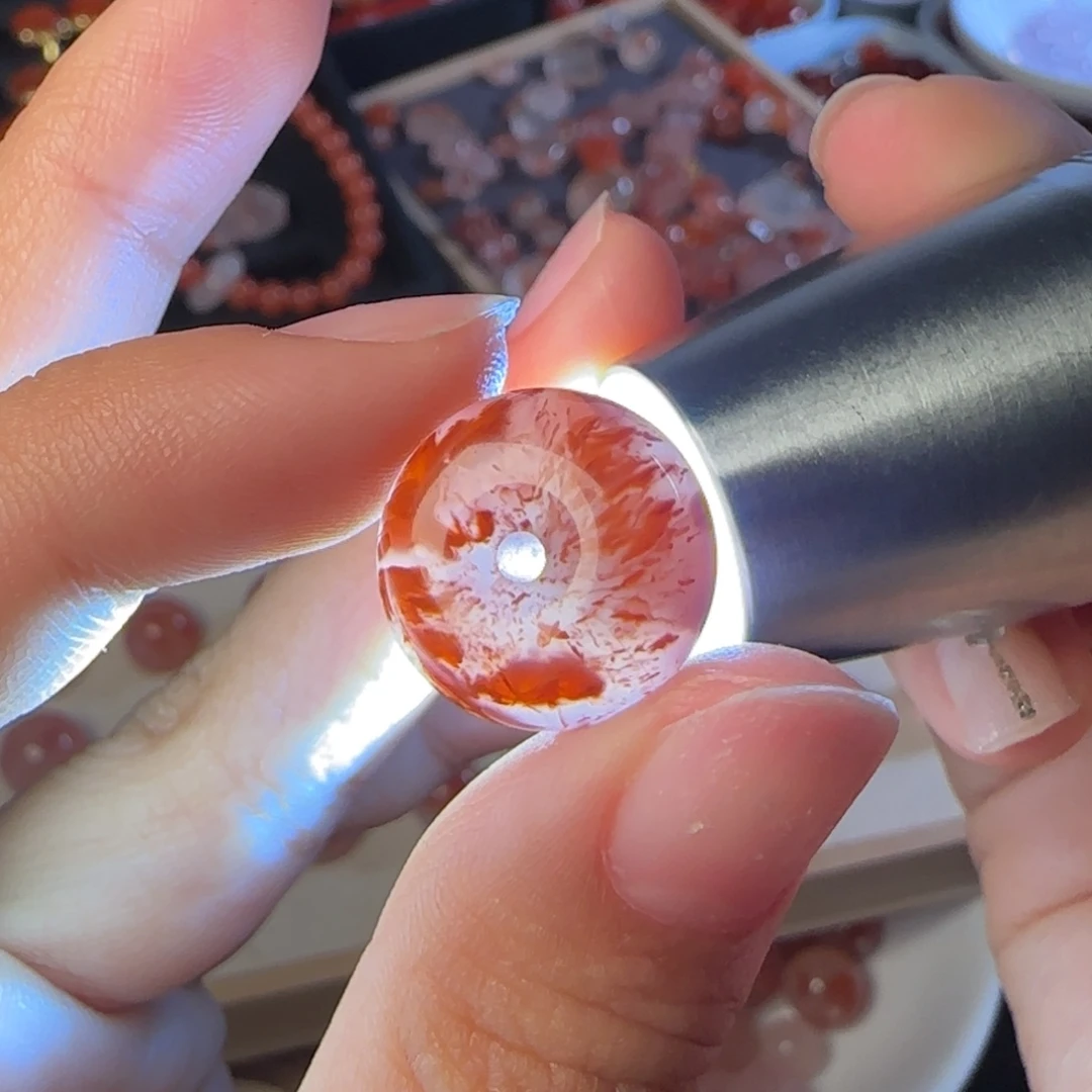 南红玛瑙颈饰未镶嵌暖