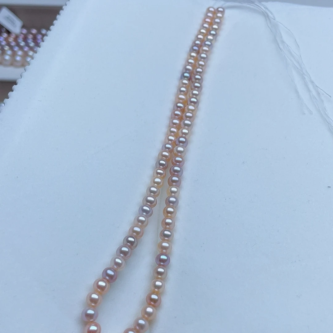 淡水珍珠颈饰银S925镶嵌