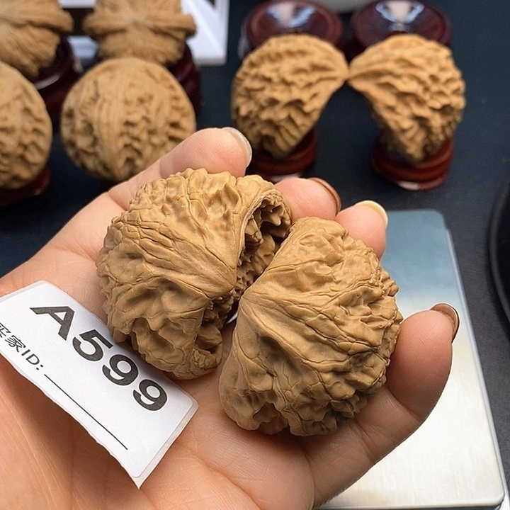 吊坠文玩核桃聚宝盆4.5