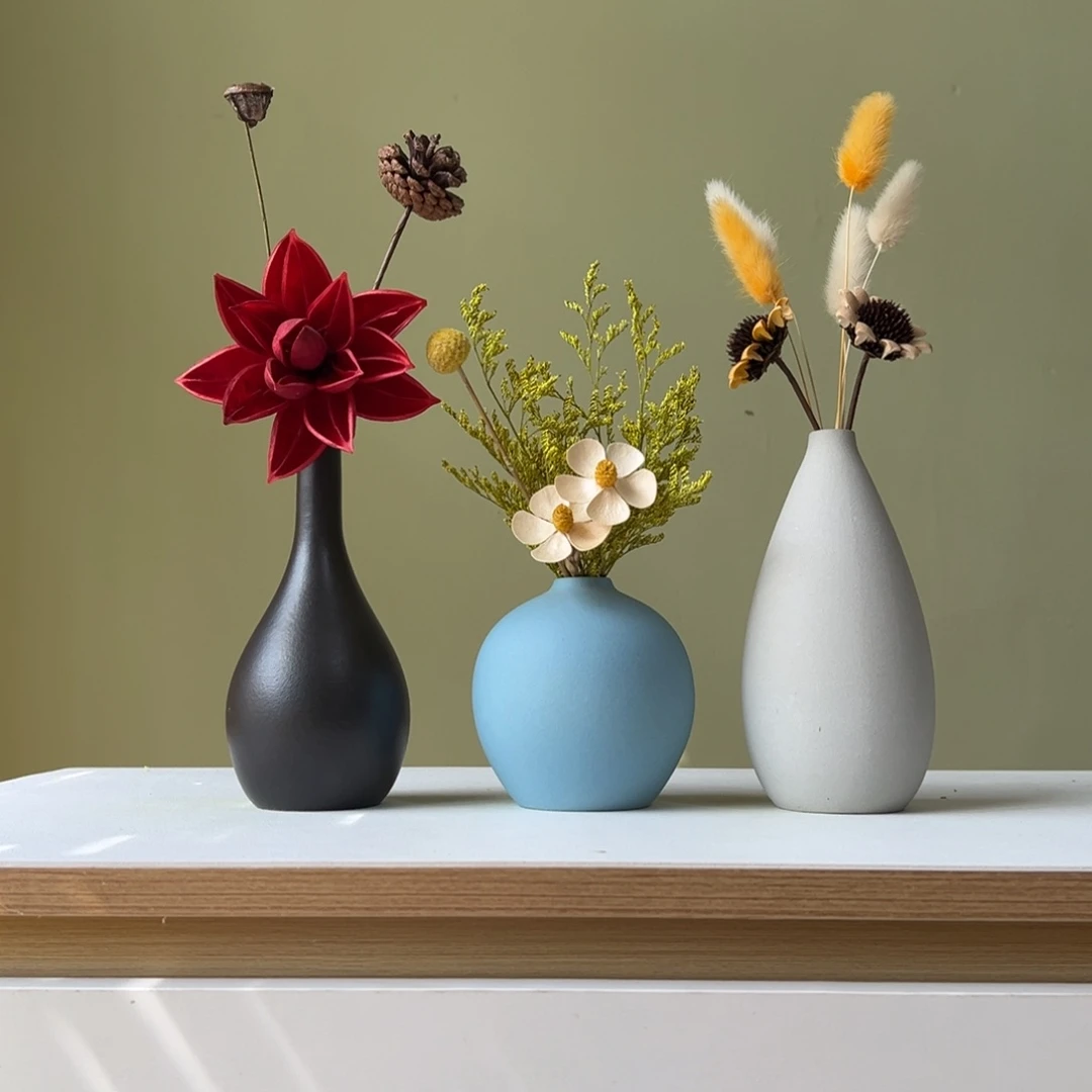 摆件花瓶带花高度20-30厘米左右