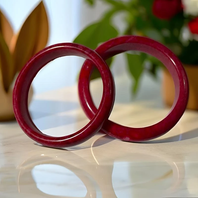 【111】红宝蔷薇辉手镯平安款百搭时尚简约