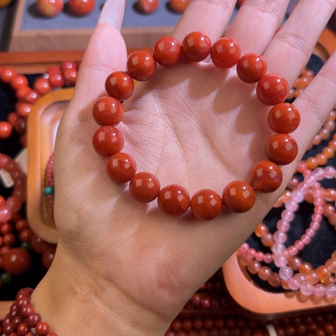 南红玛瑙手串未镶嵌11mm