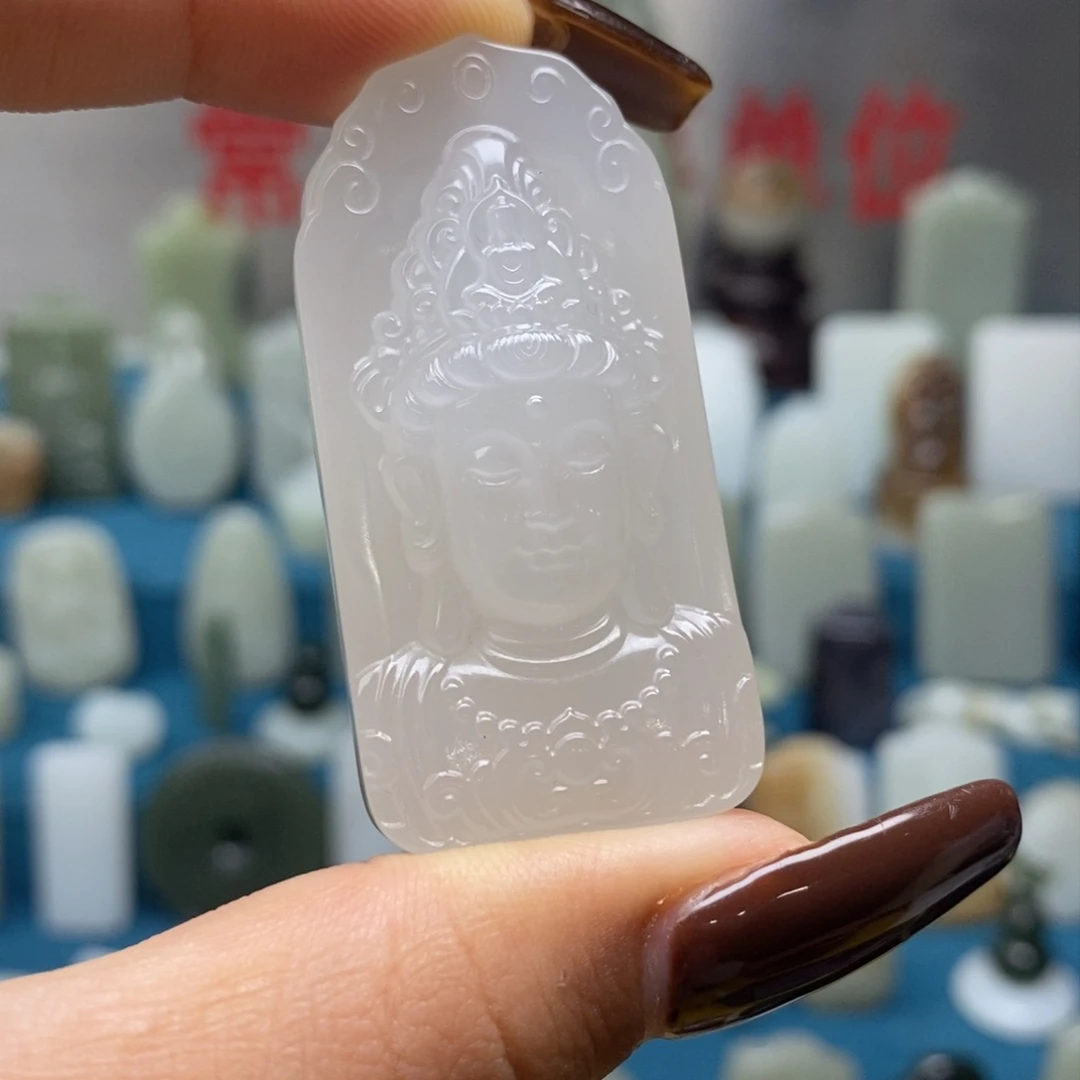 颈饰未镶嵌和田玉耀