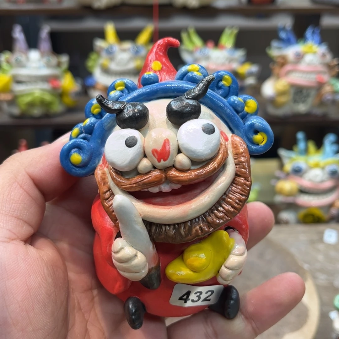 摆件纯手工抽象陶瓷摆件432