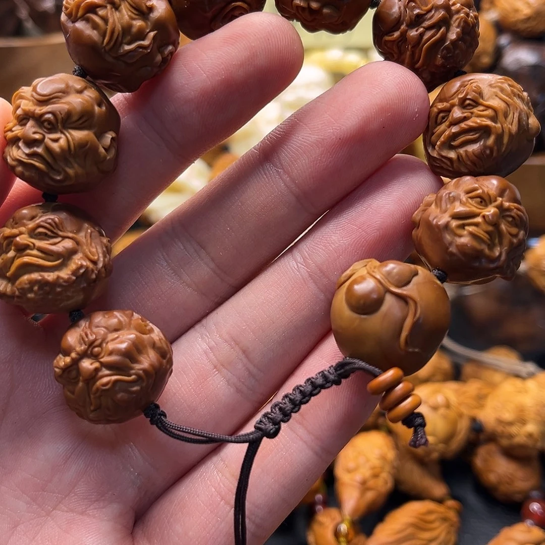 橄榄核手串/手链写实罗汉