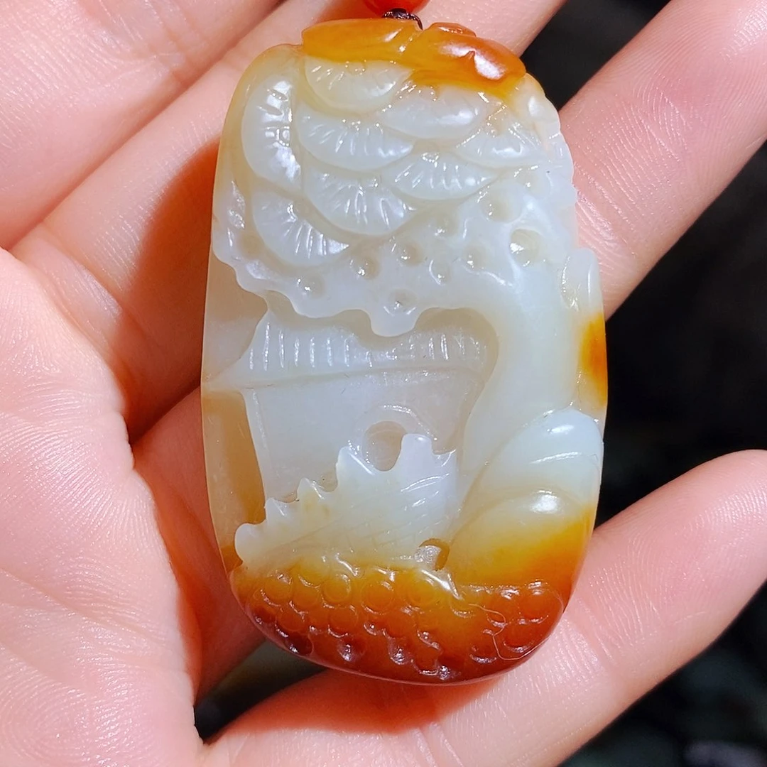 和田玉颈饰未镶嵌