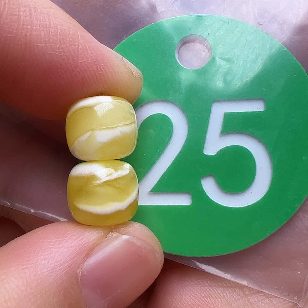 蜜蜡未镶嵌珠宝奇石9/8m m