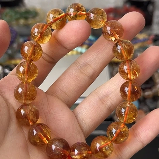 水晶手链未镶嵌矿坑