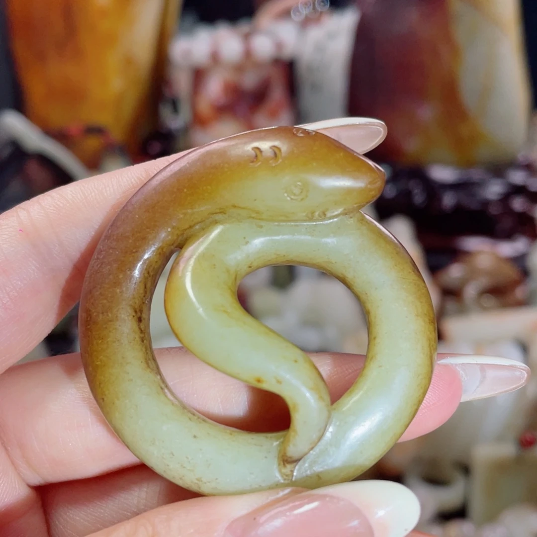 和田玉未镶嵌挂件51