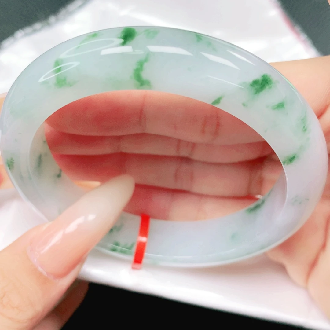 翡翠未镶嵌手镯56