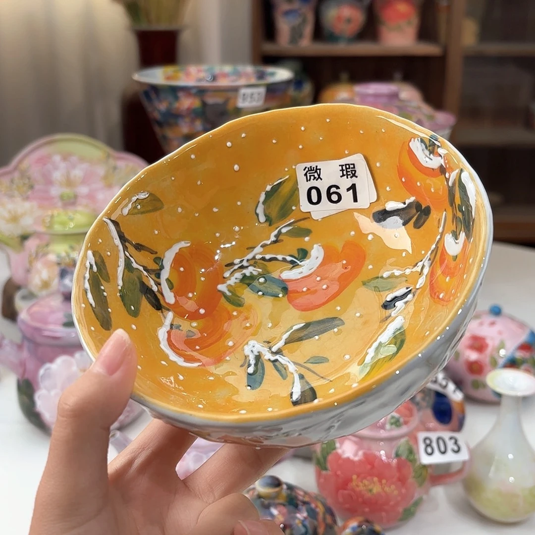 景德镇手绘高温釉下彩陶瓷茶具