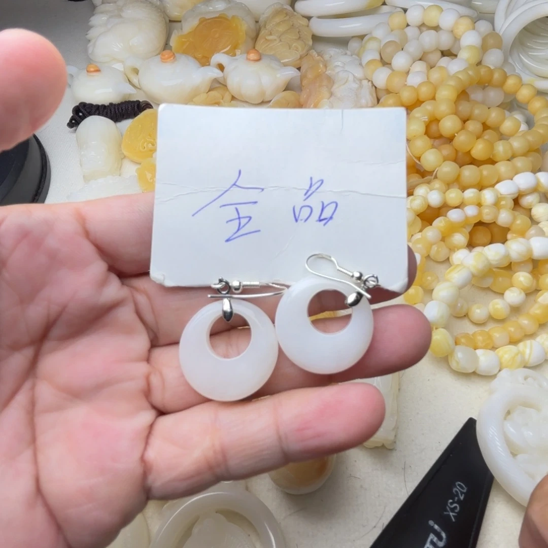 非金属贝壳全品耳环