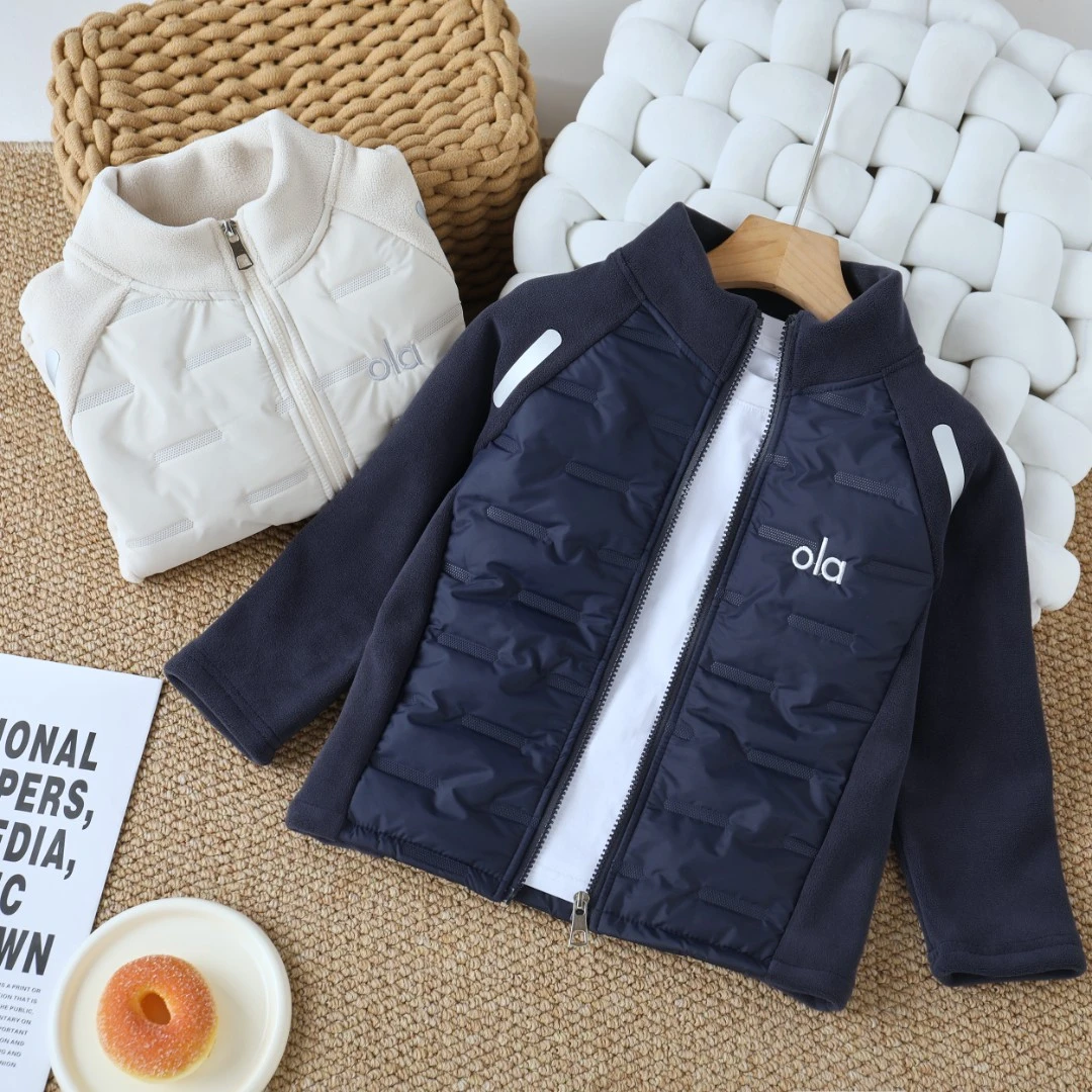 2025年休闲风立领棉袄棉服户外童装加厚儿童男童女童校服神器111