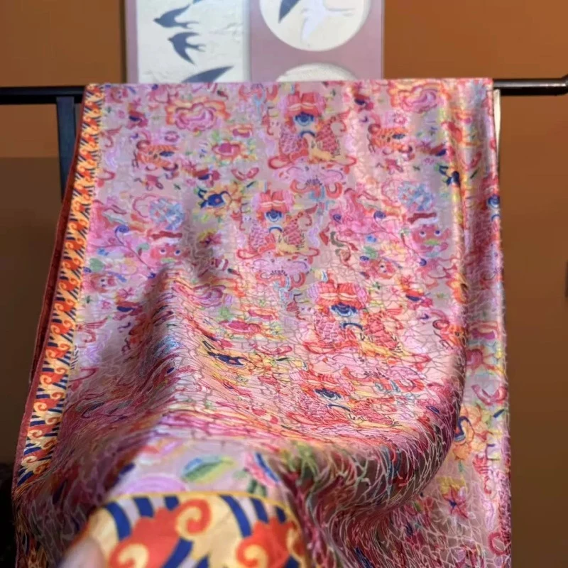 X2-518 [麒麟锦鲤] 180*70左右 围巾