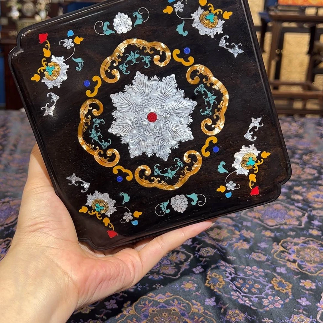 【闪购商品】黑酸枝木类成套家具盒子