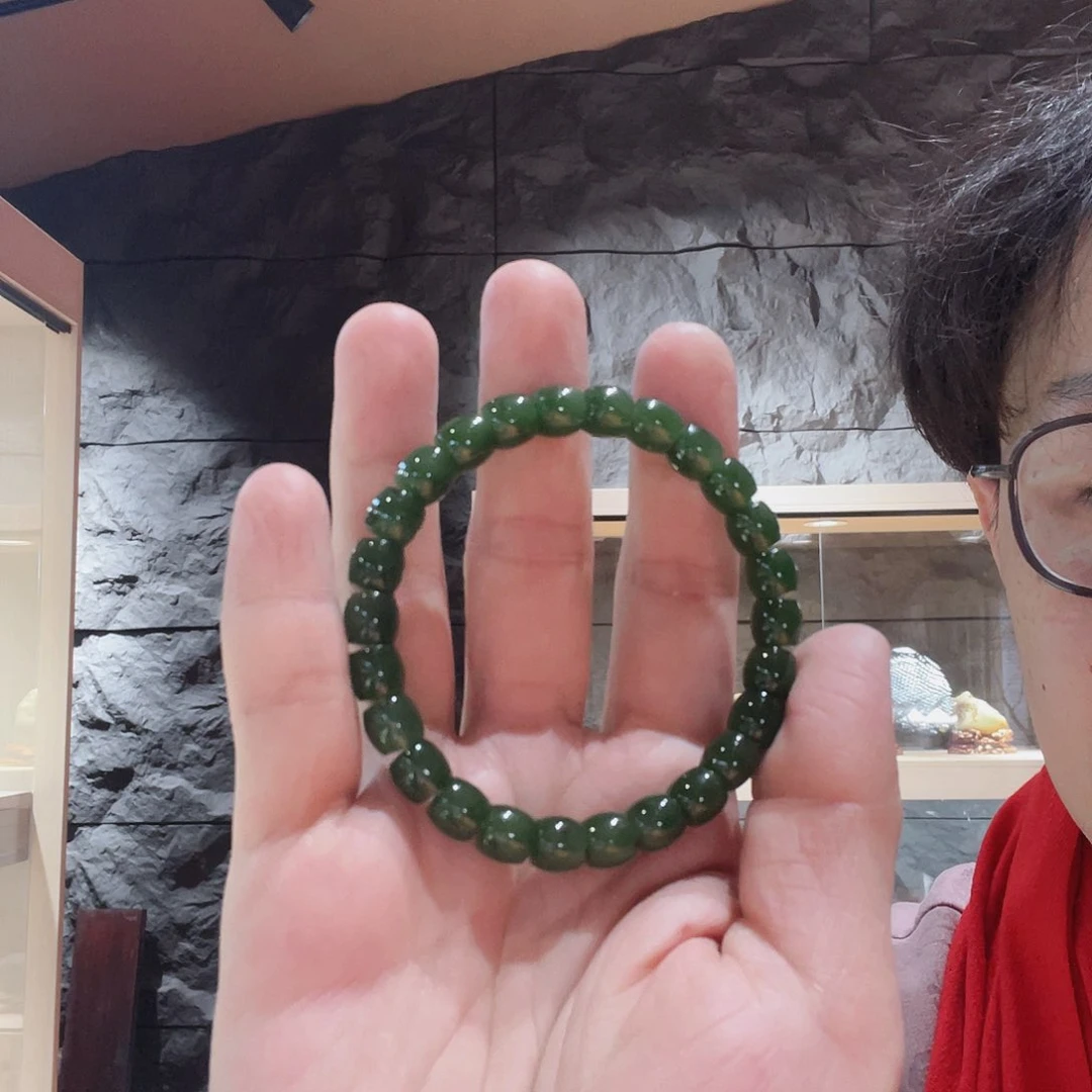 和田玉手串未镶嵌