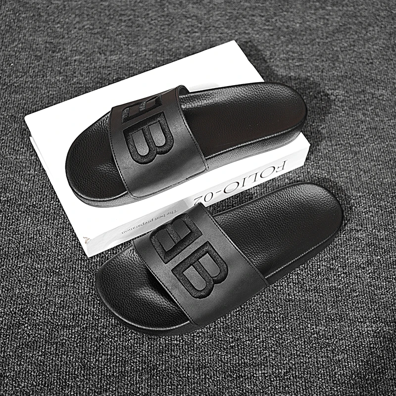 夏季拖鞋男2025新款潮流ins高档刺绣高颜值夏季外穿软底大码凉拖