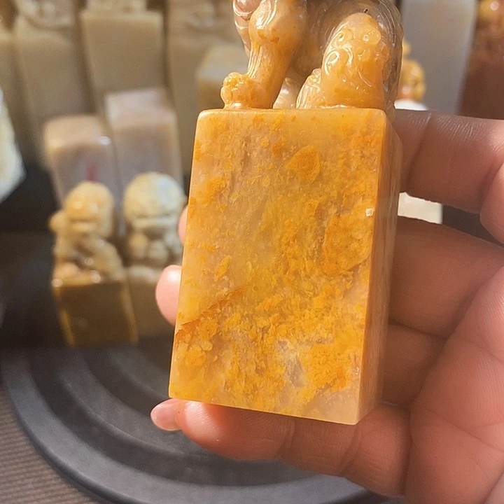 巴林石印石德**临巴林石雕刻工艺品