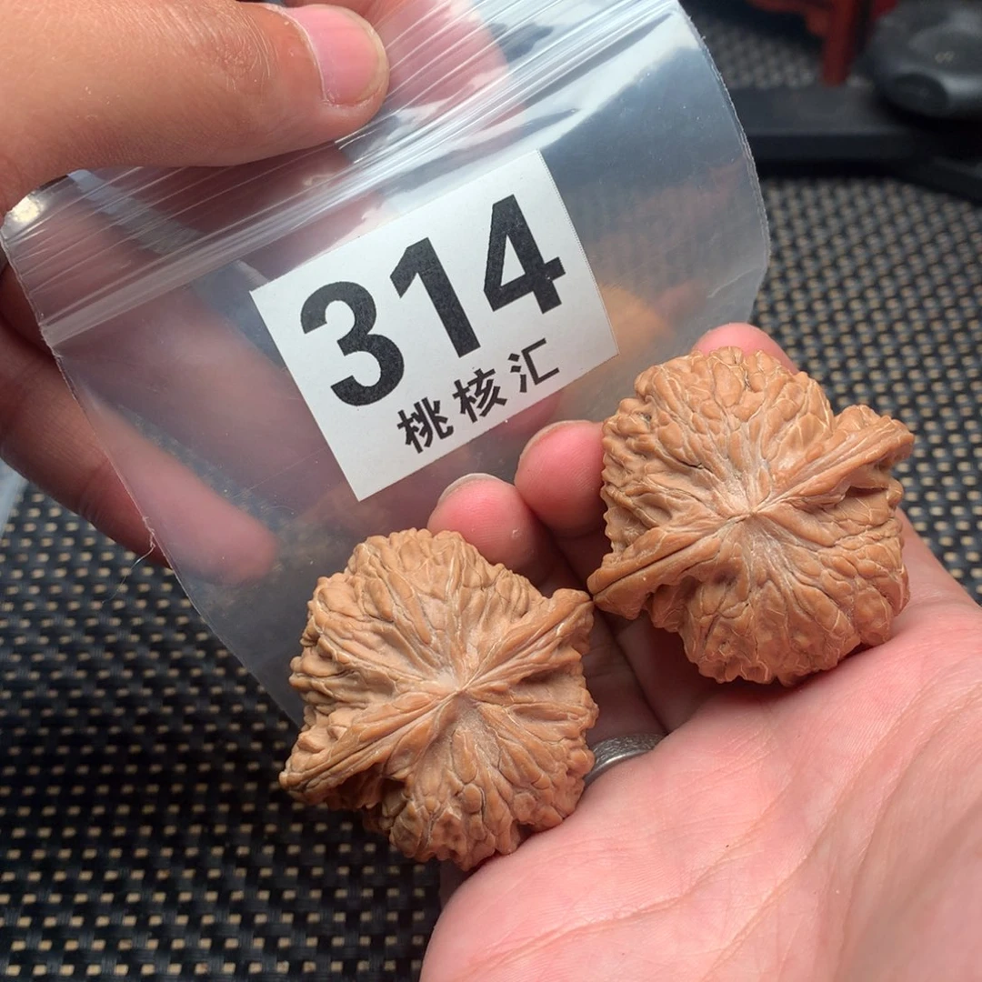 文玩核桃把件磨盘44