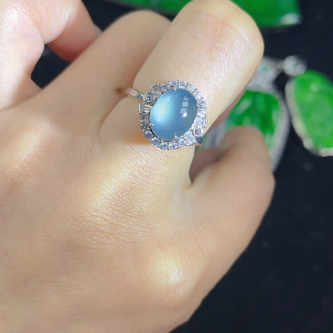 翡翠吊坠(不含链)银S925镶嵌