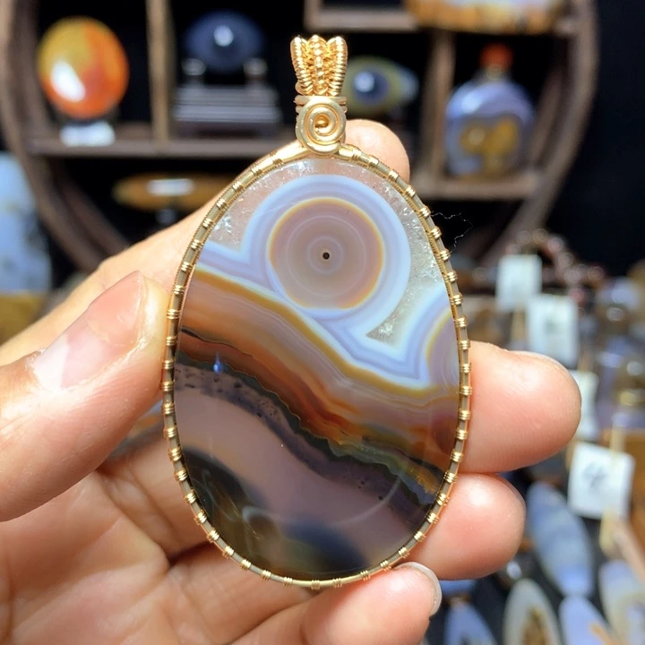 未镶嵌颈饰玛瑙/玉髓