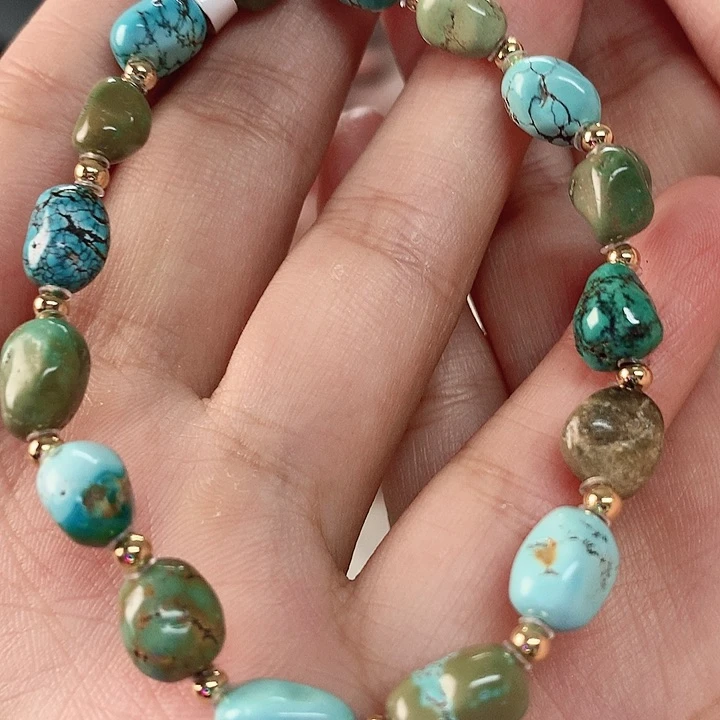 未镶嵌绿松石珠宝奇石